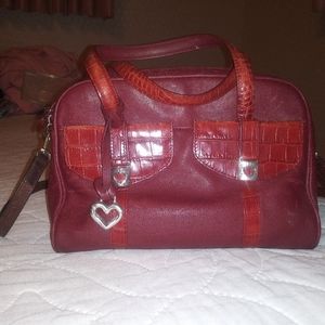 BRIGHTON HANDBAG / BURGUNDY